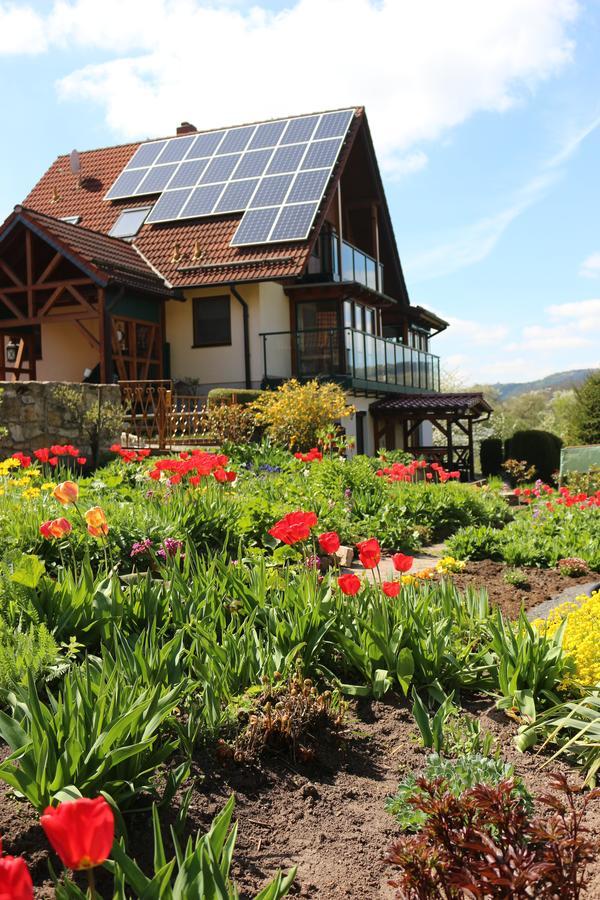 Ferienwohnung Saaletalblick Jena Exterior foto